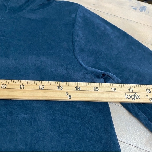 James Perse Ultra Soft Japanese Stretch Velvet Mock Turtleneck Size 0 | XS | NWT - Picture 9 of 12